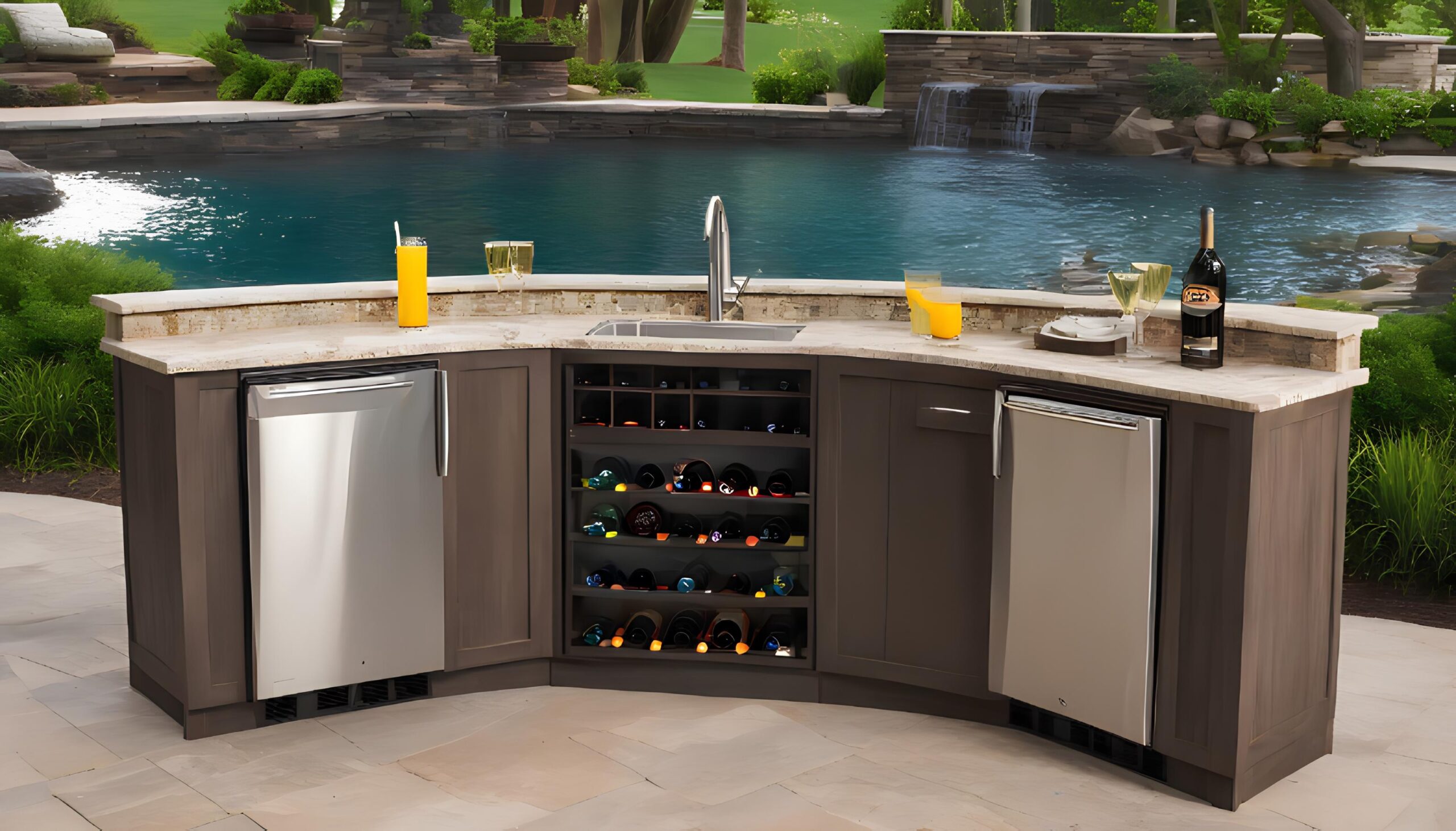 What is an Outdoor Beverage Center?